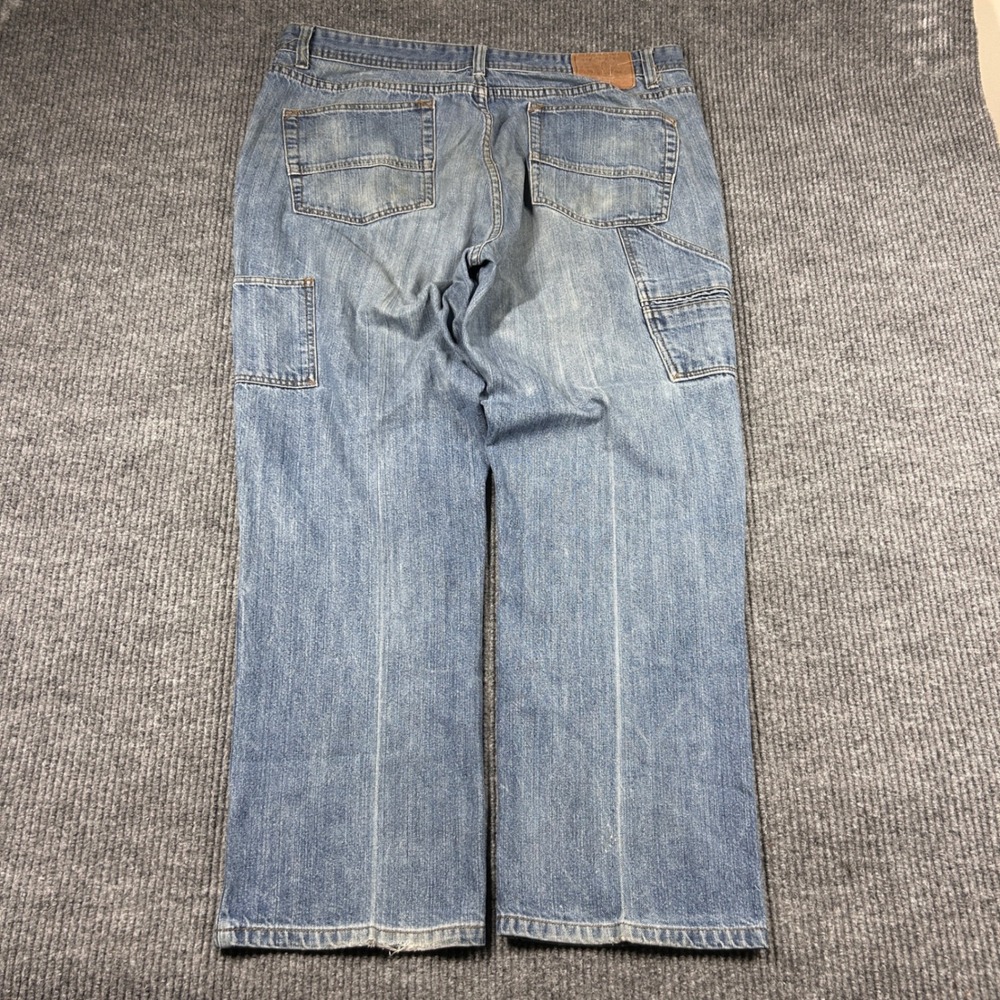 Vintage PJ Mark Jeans Mens 38x29 Carpenter Blue Denim Baggy Skater Y2K Workwear